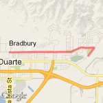 Duarte park route map