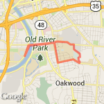 Stadium and Stuart route map