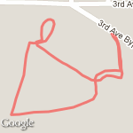 1.30 Miles route map