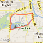 5 mile run route map