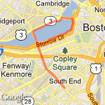 Charles river route map