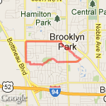 Village Creek 3.5 route map