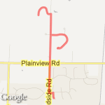 golf course route map