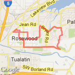 5 mile loop route map
