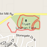 Lucas and Roger 1 mile course route map