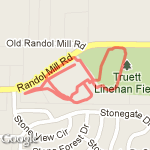 Lucas and Roger route 2 route map