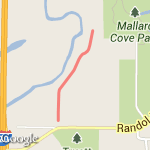 old baseball field route route map