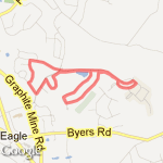 Inside loop 3.15 miles route map