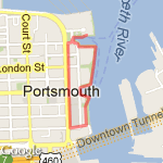 Apt to courthouse and back route map