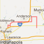 Century Bike - CVS at Mile 30 and 70 route map