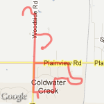 golf and back circle route map