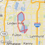 6 Mile Run route map