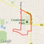 Broderick 2.45 route map