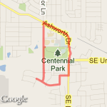 Just track route map