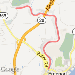 monroe-laneville out/back  route map