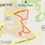 Habitat 5K route map