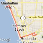 MB Pier run route map