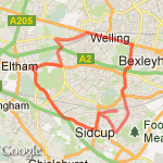 11 mile - Walton Road route map