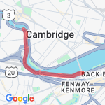 5m  out-and-back route map