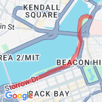 3m out-and-back route map