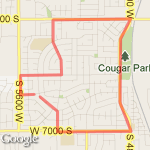 4 mile daily route map