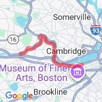 10m out-and-back route map