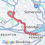 11.4m out-and-back route map