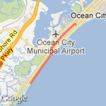 Ocean City.NJ-8 miles route map