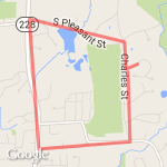 3 mile circle route map