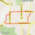 Overlook Dr. route map