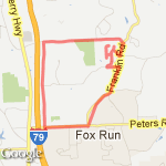 Marshal Rd Loop route map