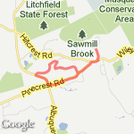 3.7 Moose Hollow Loop  route map