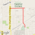 2.5 Villa/Hwy stoplight route map