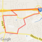 Flat Sprint/Jog route map