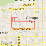 My neighborhood route map