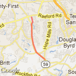 7 mile route route map