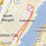 north hudson park park route map