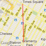 walk to work route map