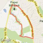 Death run with Kalla route map