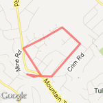 2.5mi hills route map