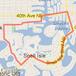 Second favorite  route map