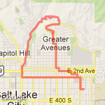 city creek + capital route map
