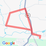 6 mile route map
