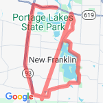 Day 1 (of 24) route map