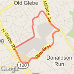 shorter golf loop route map