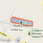 Rotary Park 5k route map