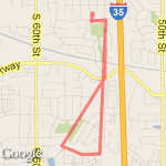 Short Walk route map