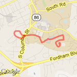 Habitat 5K test route route map