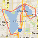 Long route: Work to home route map