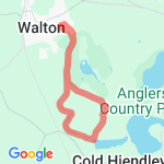 Home to forest and back route map